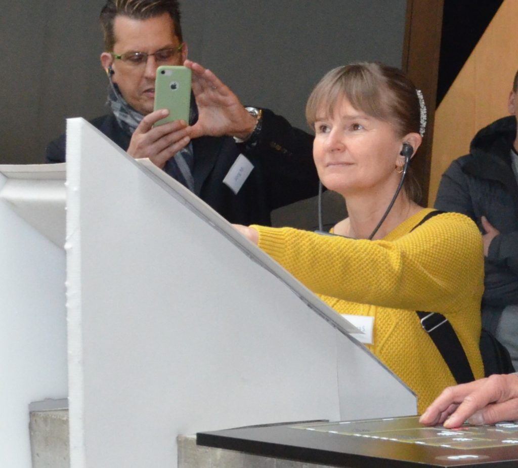 Tamara Ströter im Neanderthal Museum